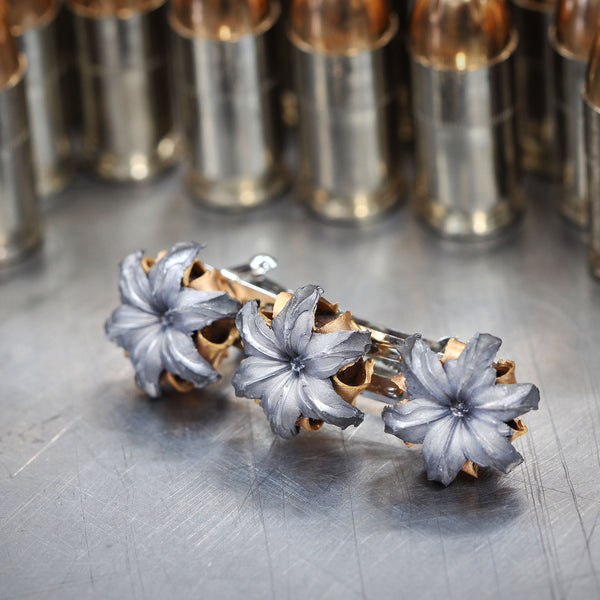 Three Bloom Barrette